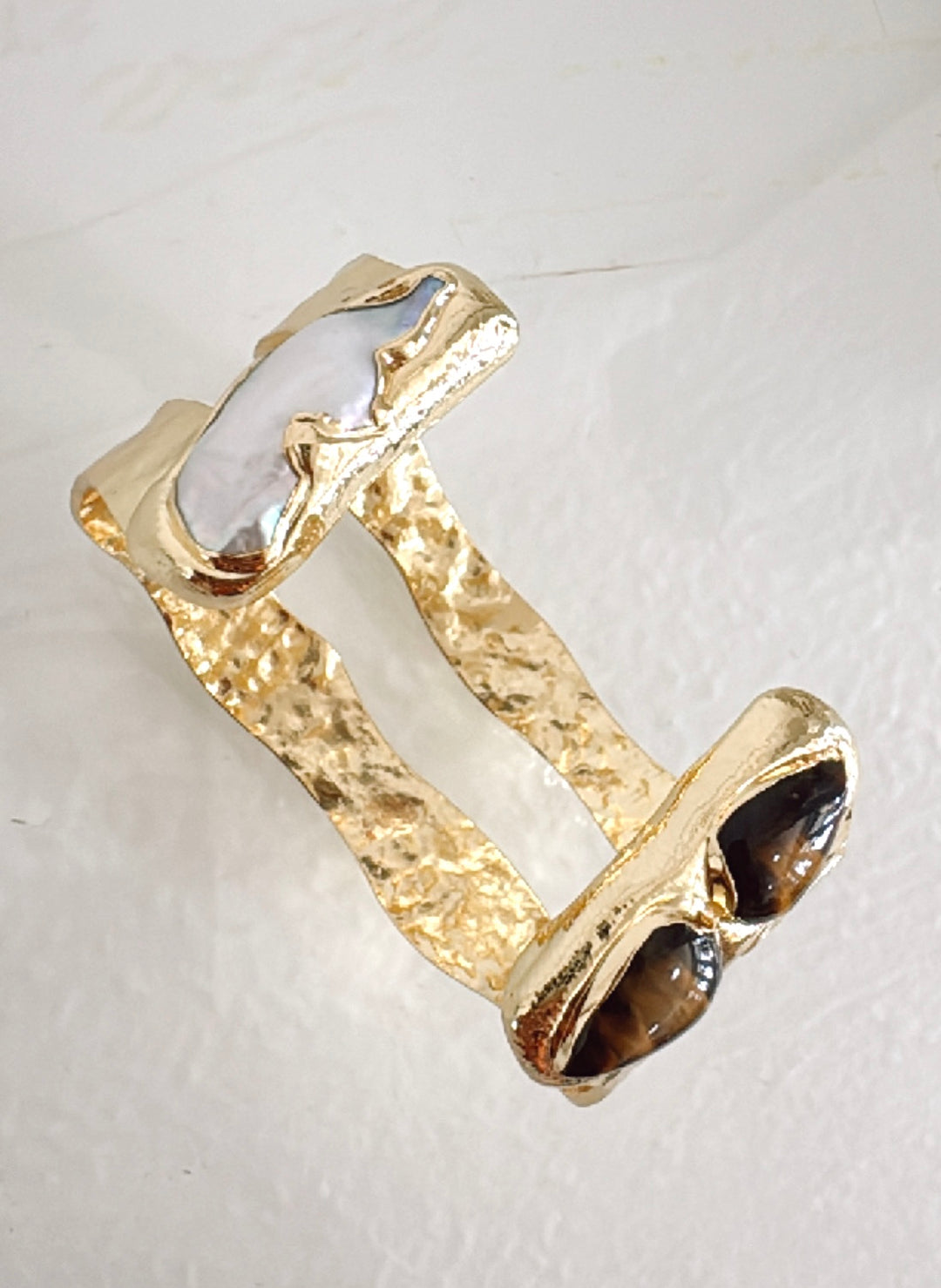 Easton Elle Double Tigers Eye Cuff