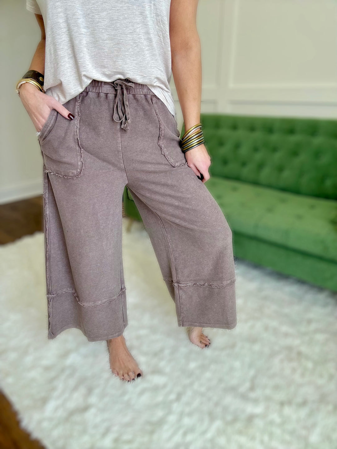 The Comfy Days Mineral Wash Pant