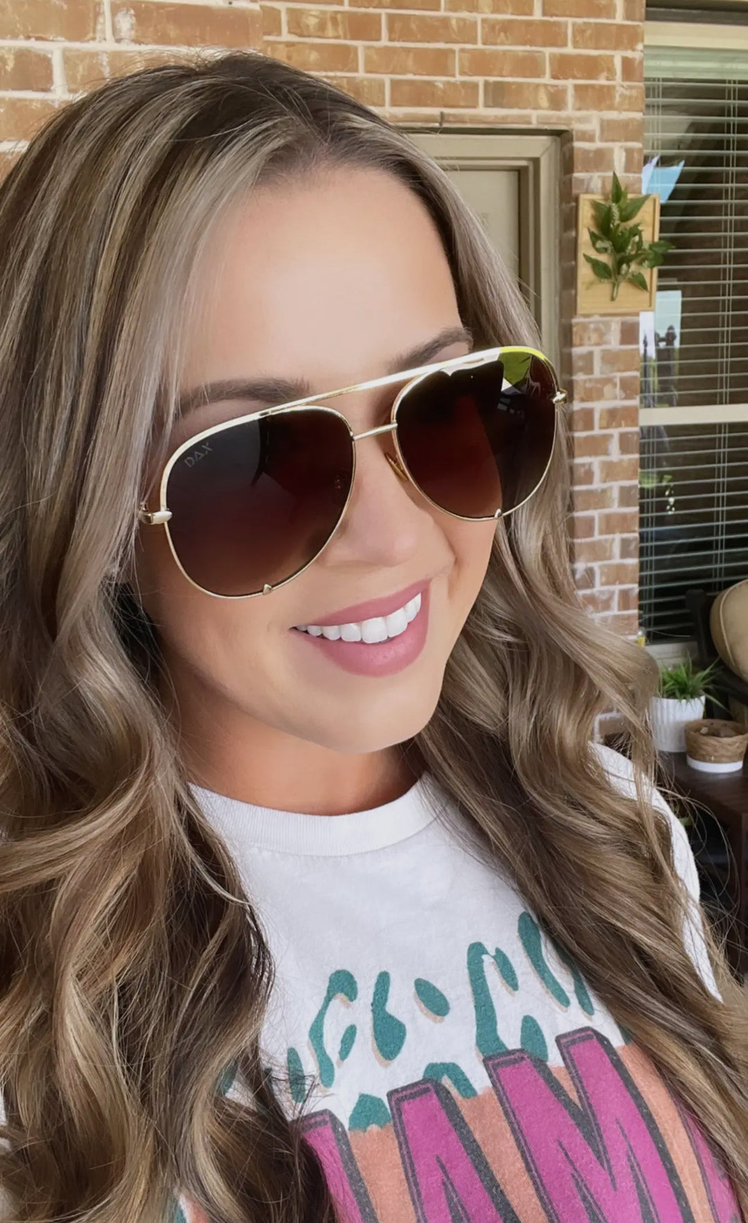 Dax Eyewear Classic Aviator Brown Ombré