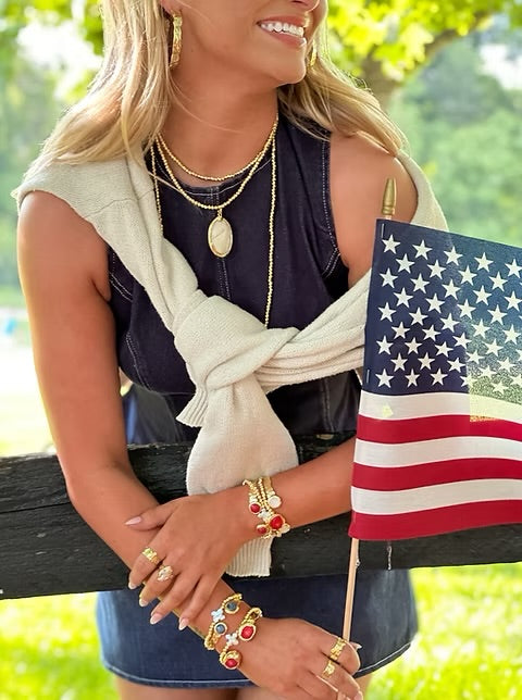 Easton Elle Pearl Star Beam Bracelet