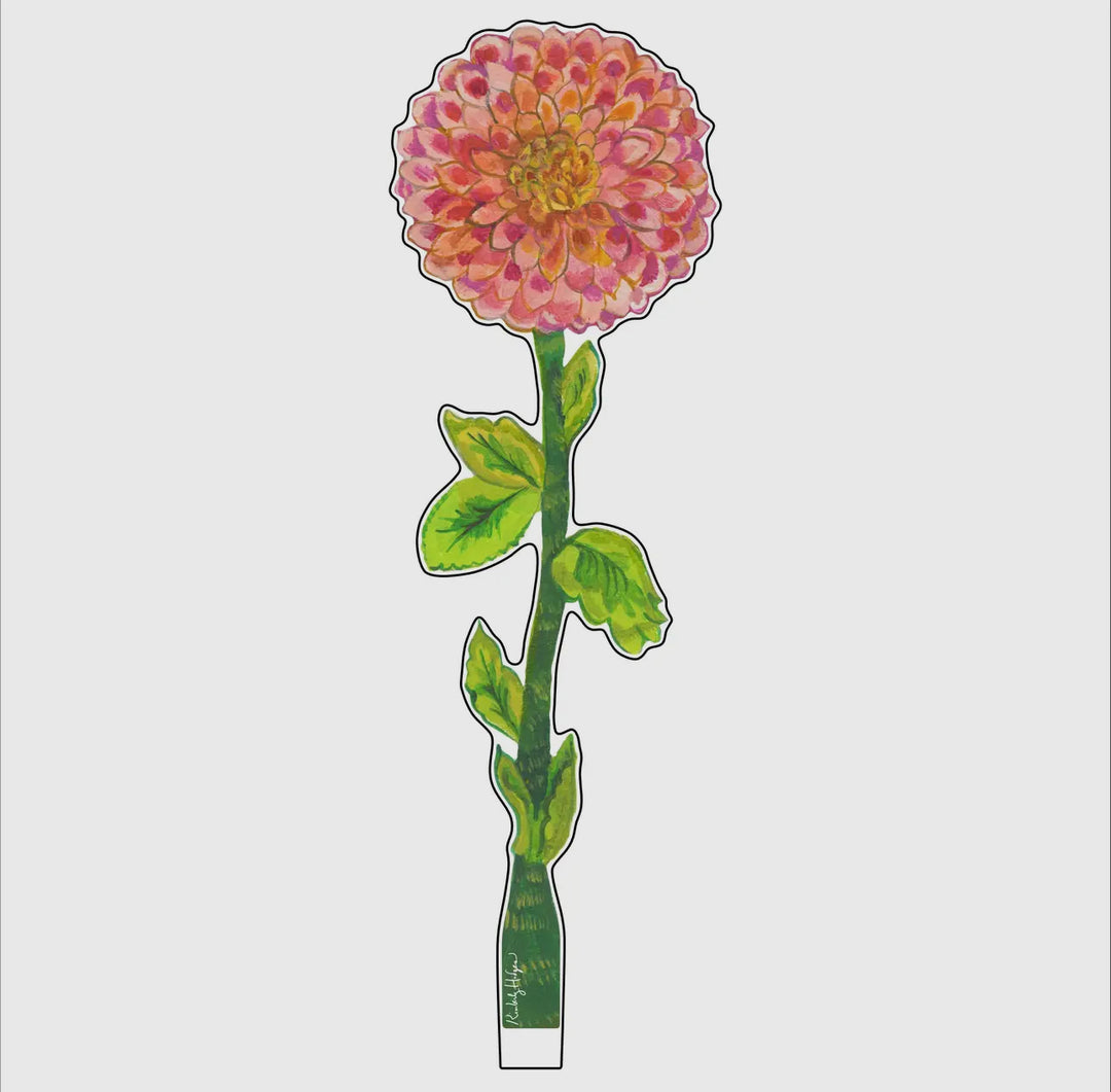 Spotted Dahlia Small Acrylic Flower