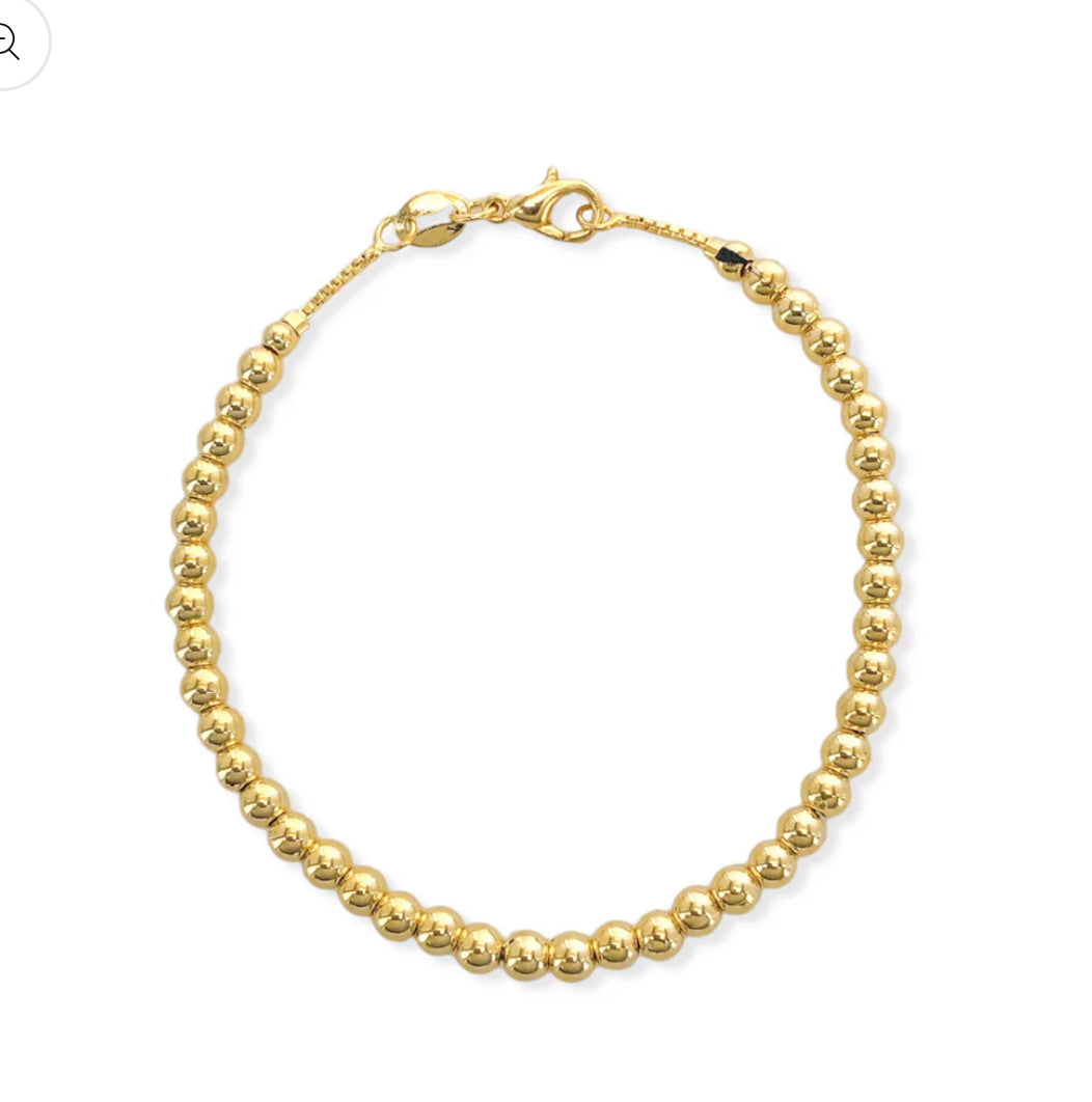 Beaded 4mm Sphere Bracelet