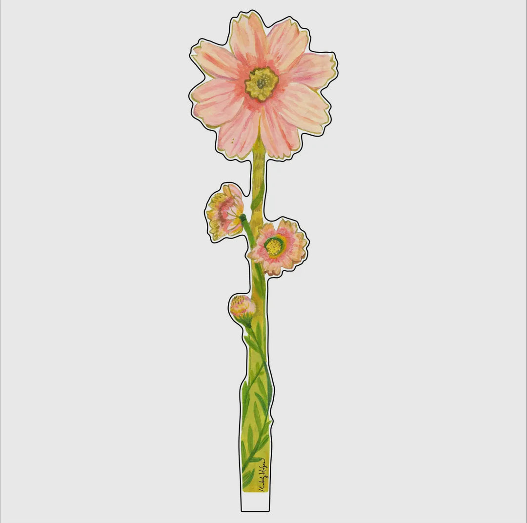 Peach Cosmos Acrylic Flower
