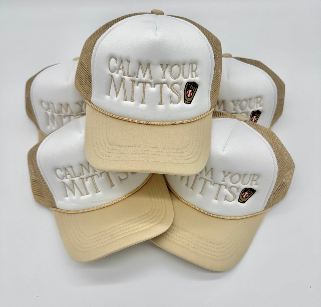 Calm Your Mitts Trucker