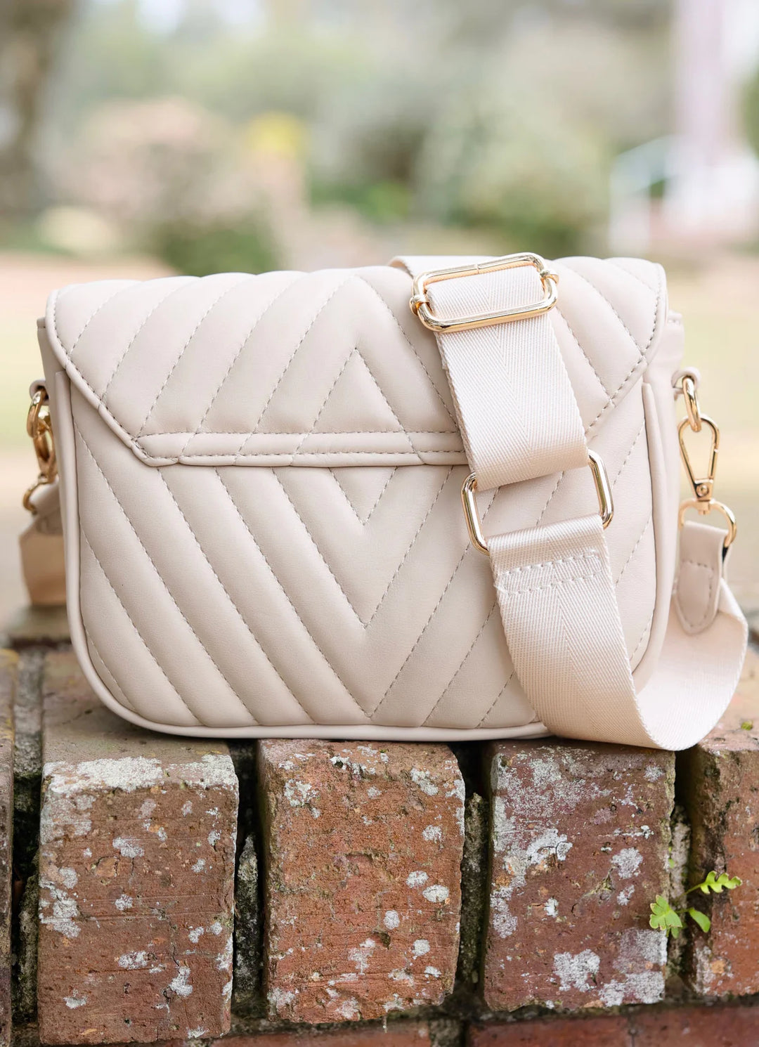 The Angela Quilted Crossbody