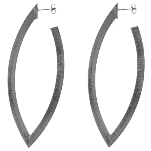 Sheila Fajl Gunmetal Wow Hoops