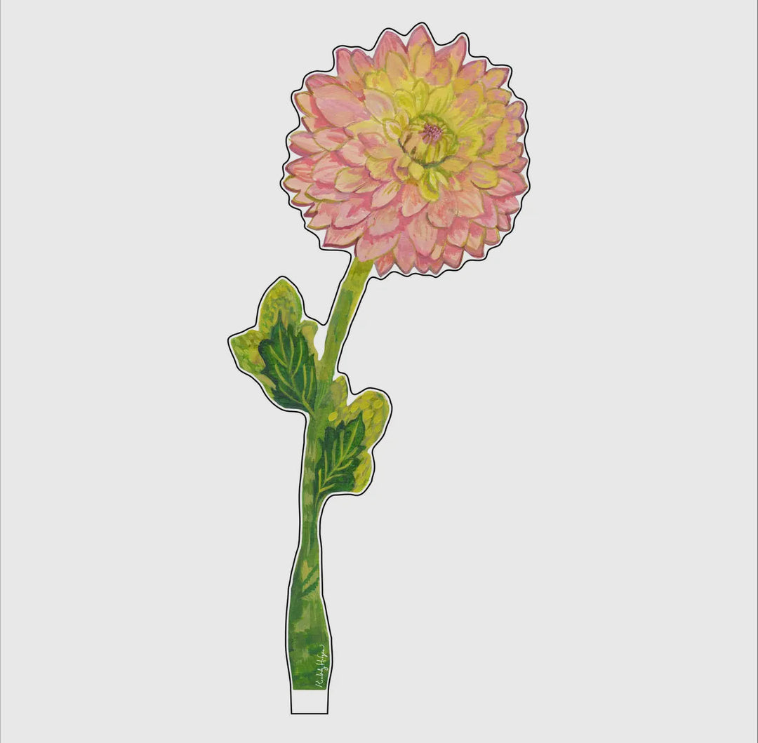 Large Cafe Au Lait Dahlia Acrylic Flower
