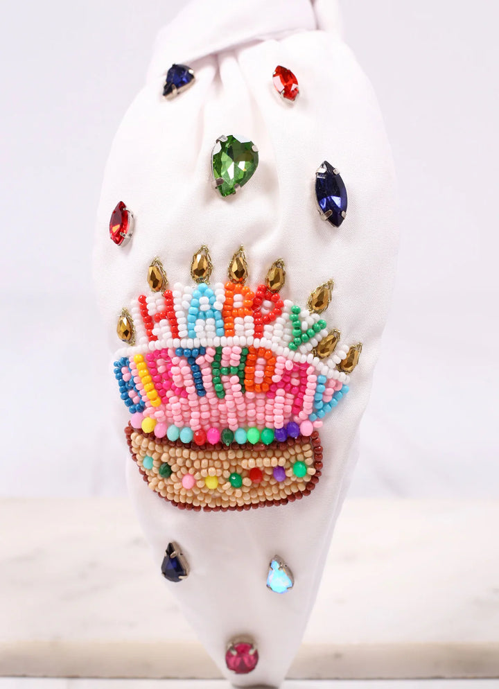 Happy Birthday Cake Headband