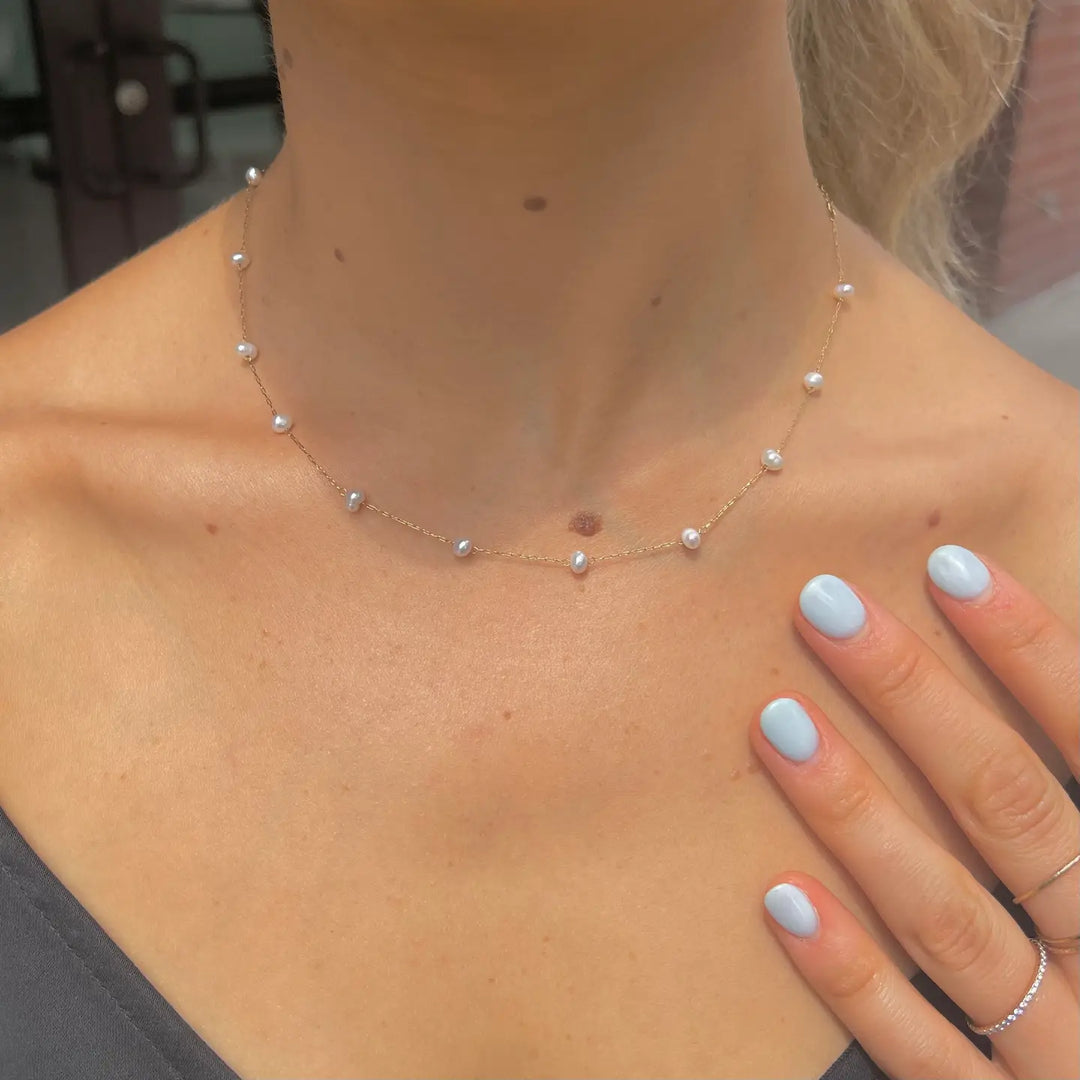 Nikki Smith Camille Pearl Necklace