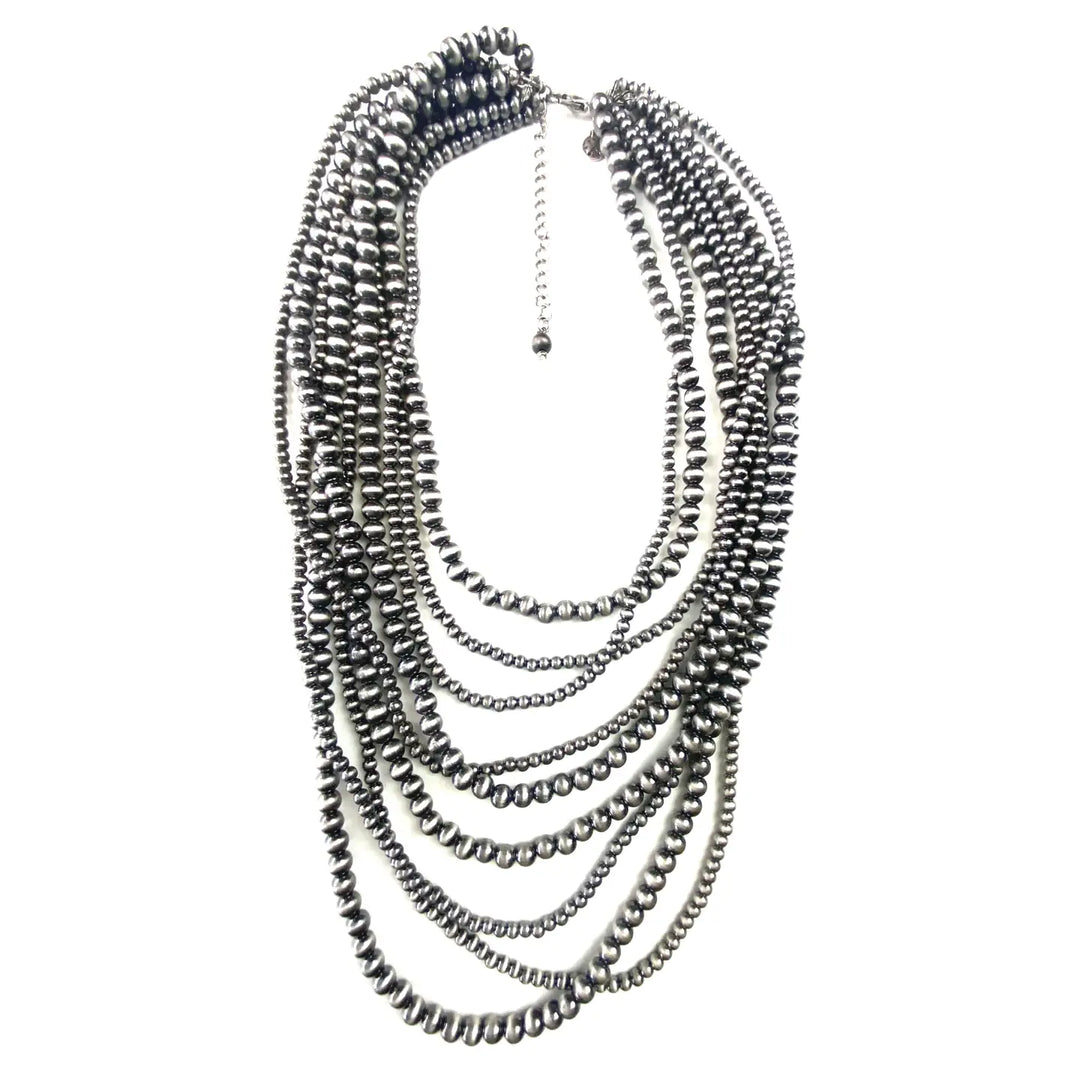 Faux Navajo Pearl Necklace