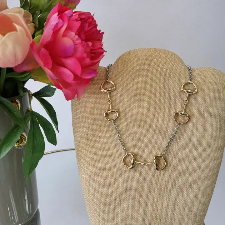 Horse bit Charm Necklace