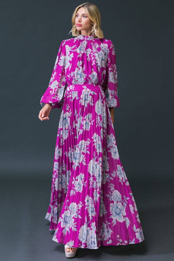 FLYING TOMATO - A printed woven maxi dress - ID20399