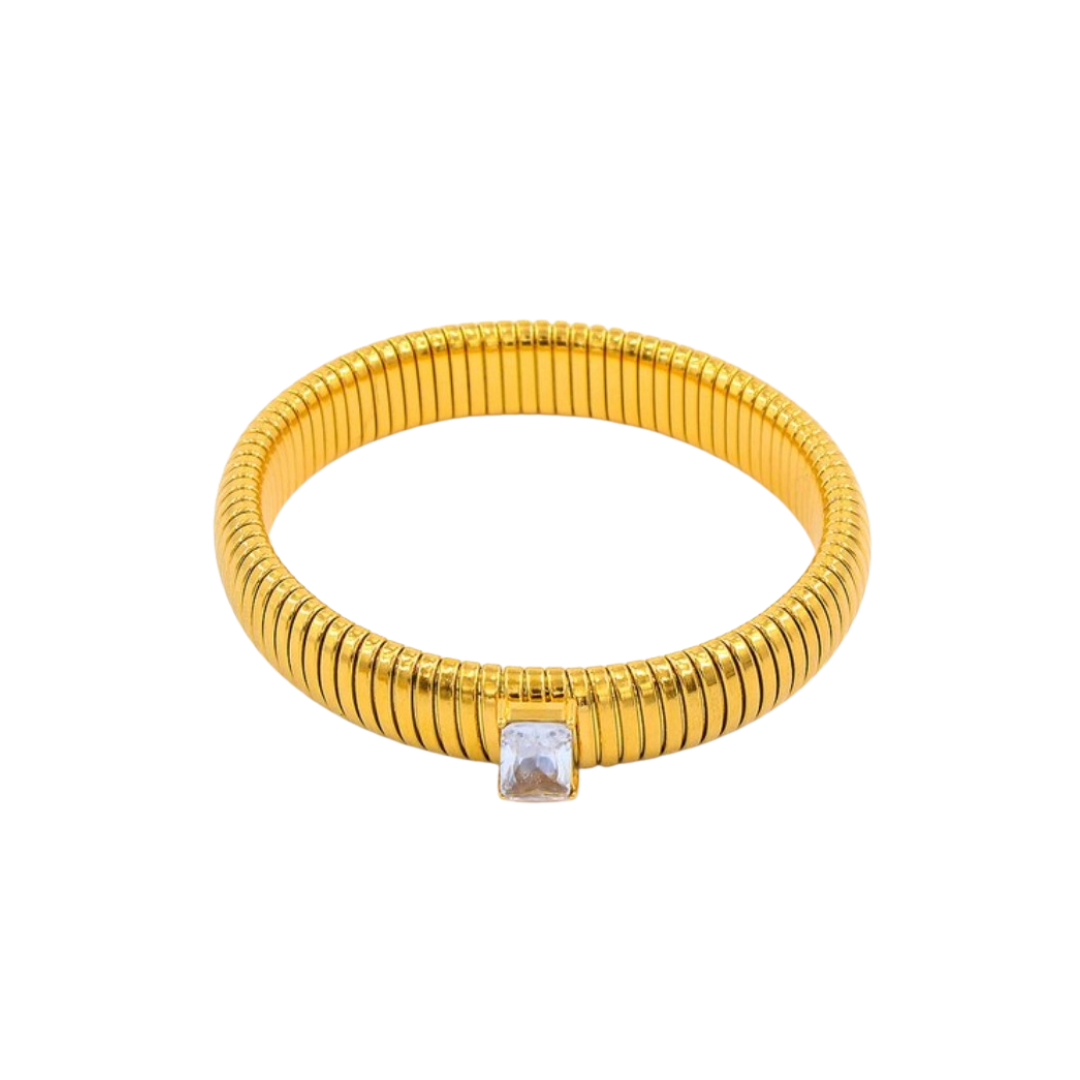 Accessory Concierge - Singular Diamond Cobra Bracelet