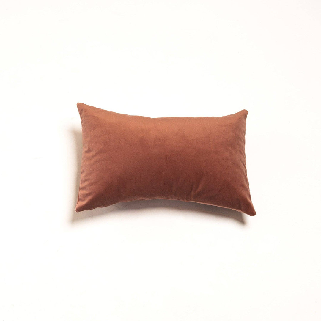 LuckyBird Apparel and Home - Blush Velvet Lumbar Pillow: 12x18" / Pillow