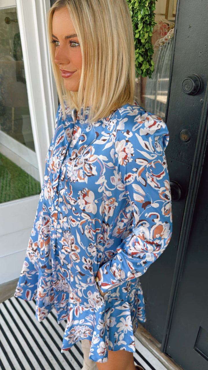 Flower Time Print Dress