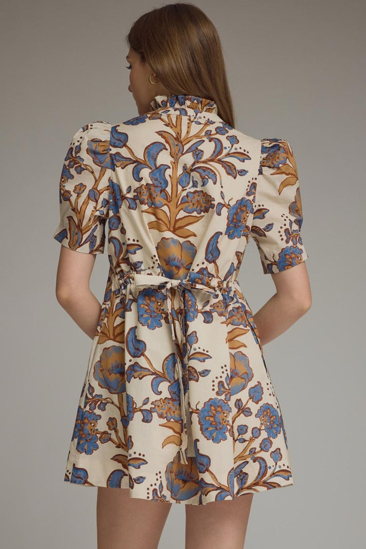 The Blue Belle Floral Dress