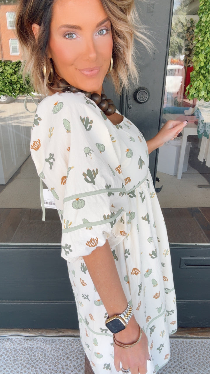 The Cactus Bloom Dress