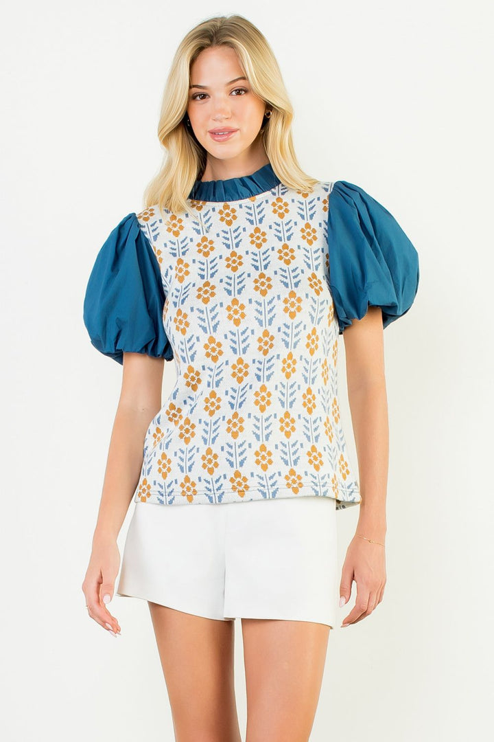 THML Mixed Media Top
