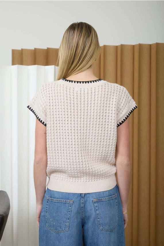 The Monaco Contrast Top