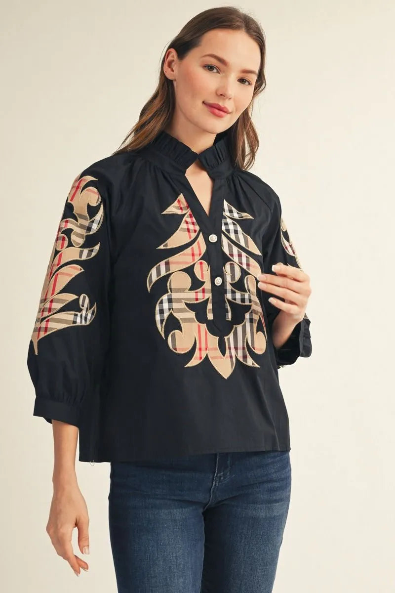 The Mad About Plaid Top