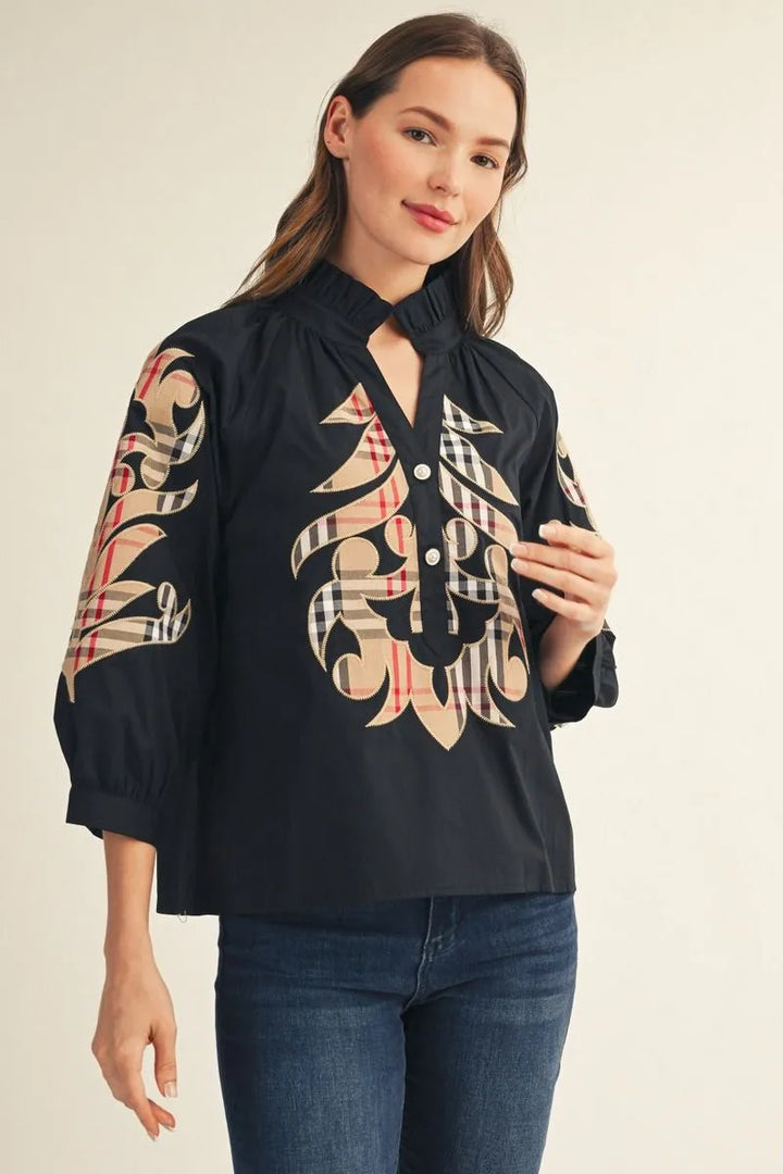 The Mad About Plaid Top