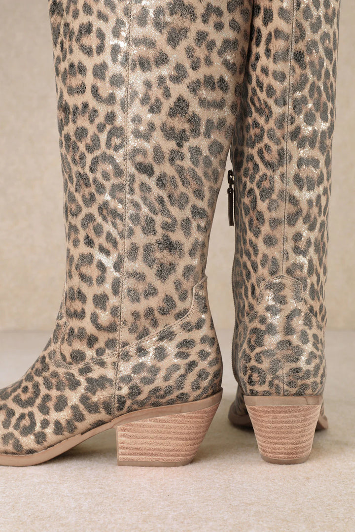 The Tess Leopard Boot