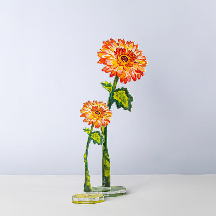 Gerbera Daisy Acrylic Single Flower/LG /Stand sold separately.