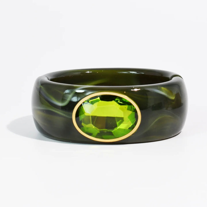 The Gemstone Resin Cuff Bracelet