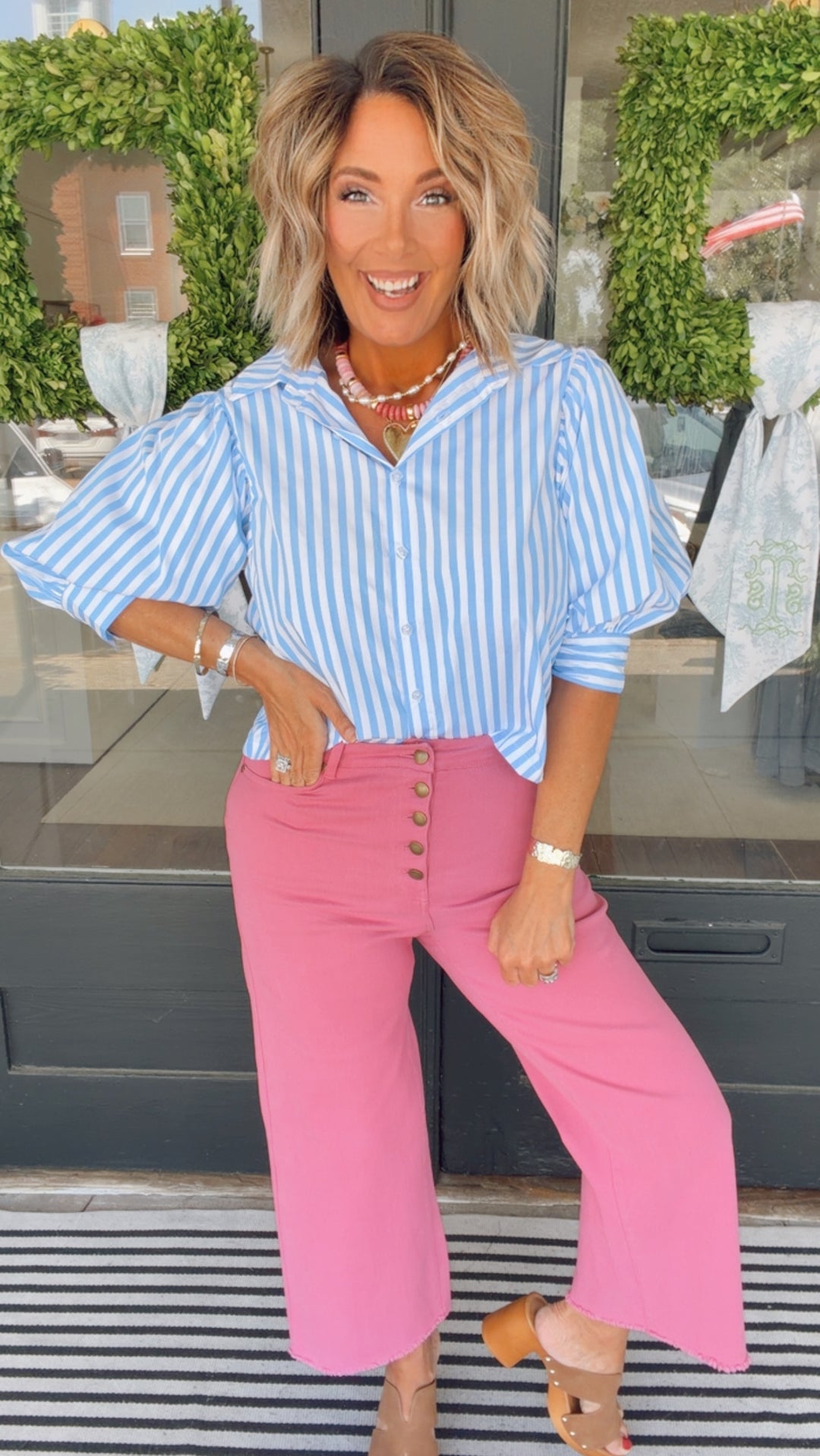 The Skylar Stripe Top