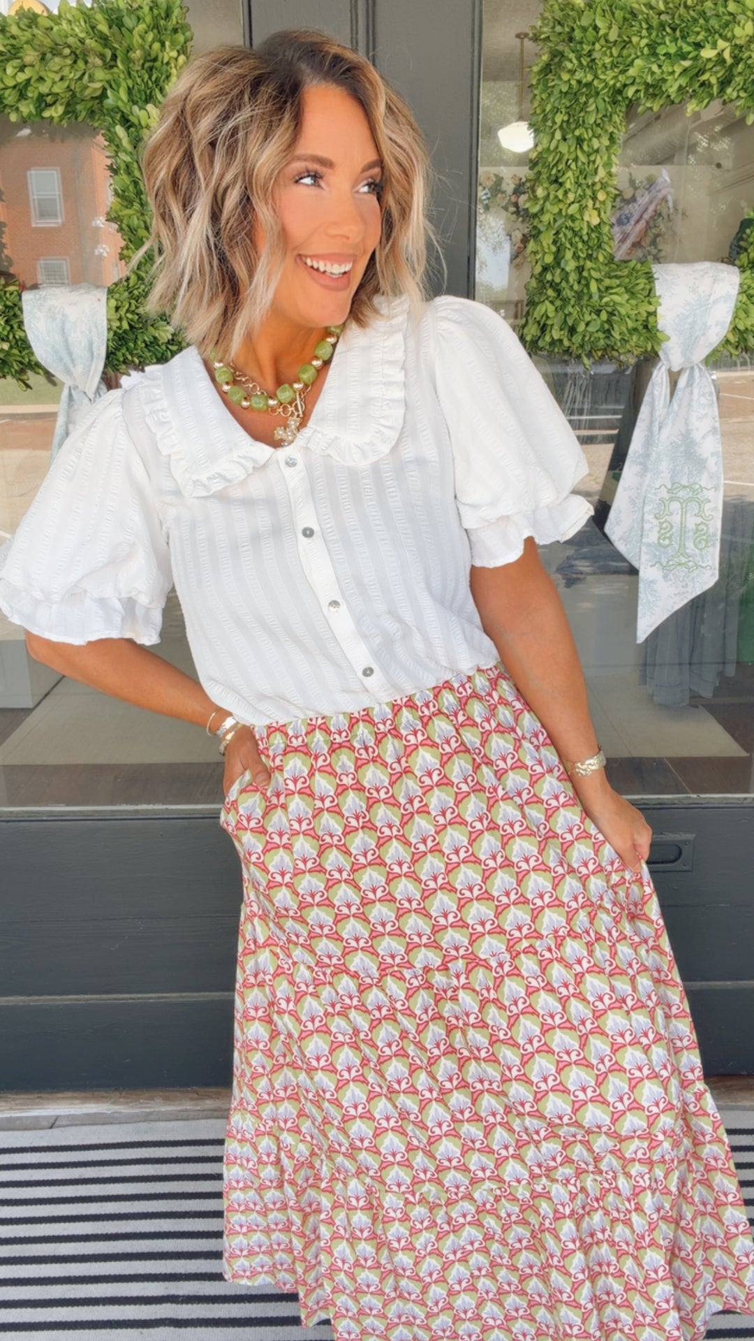 Mythic Petals Maxi Skirt