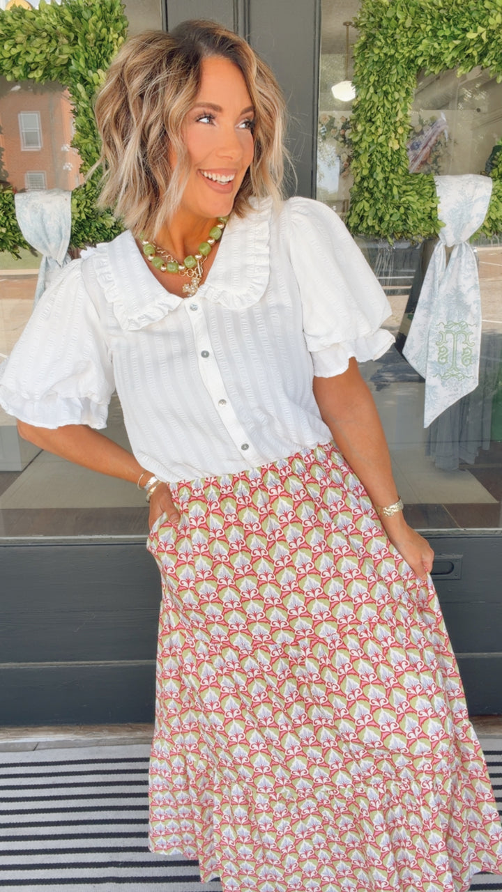 Mythic Petals Maxi Skirt