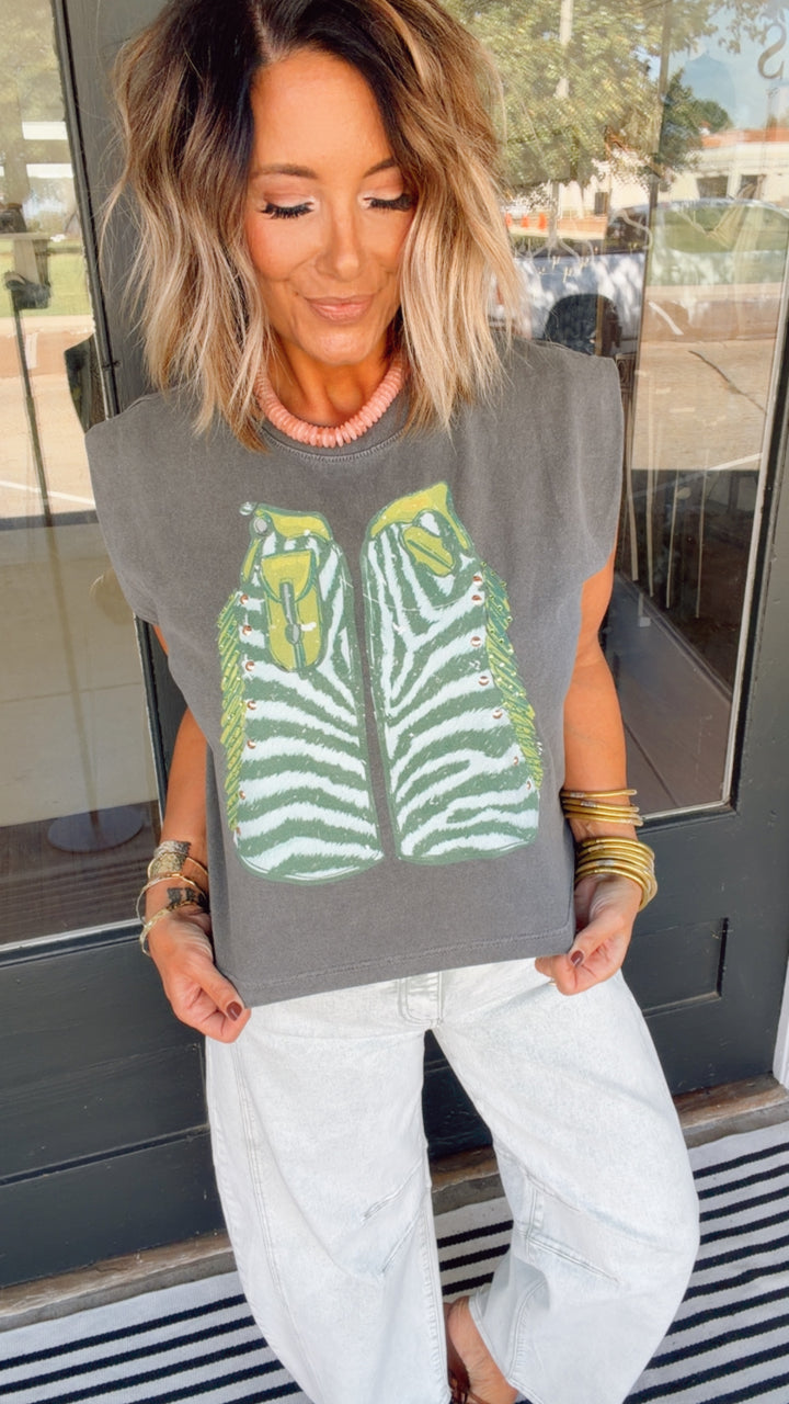 Wild Side Western Muscle Tee