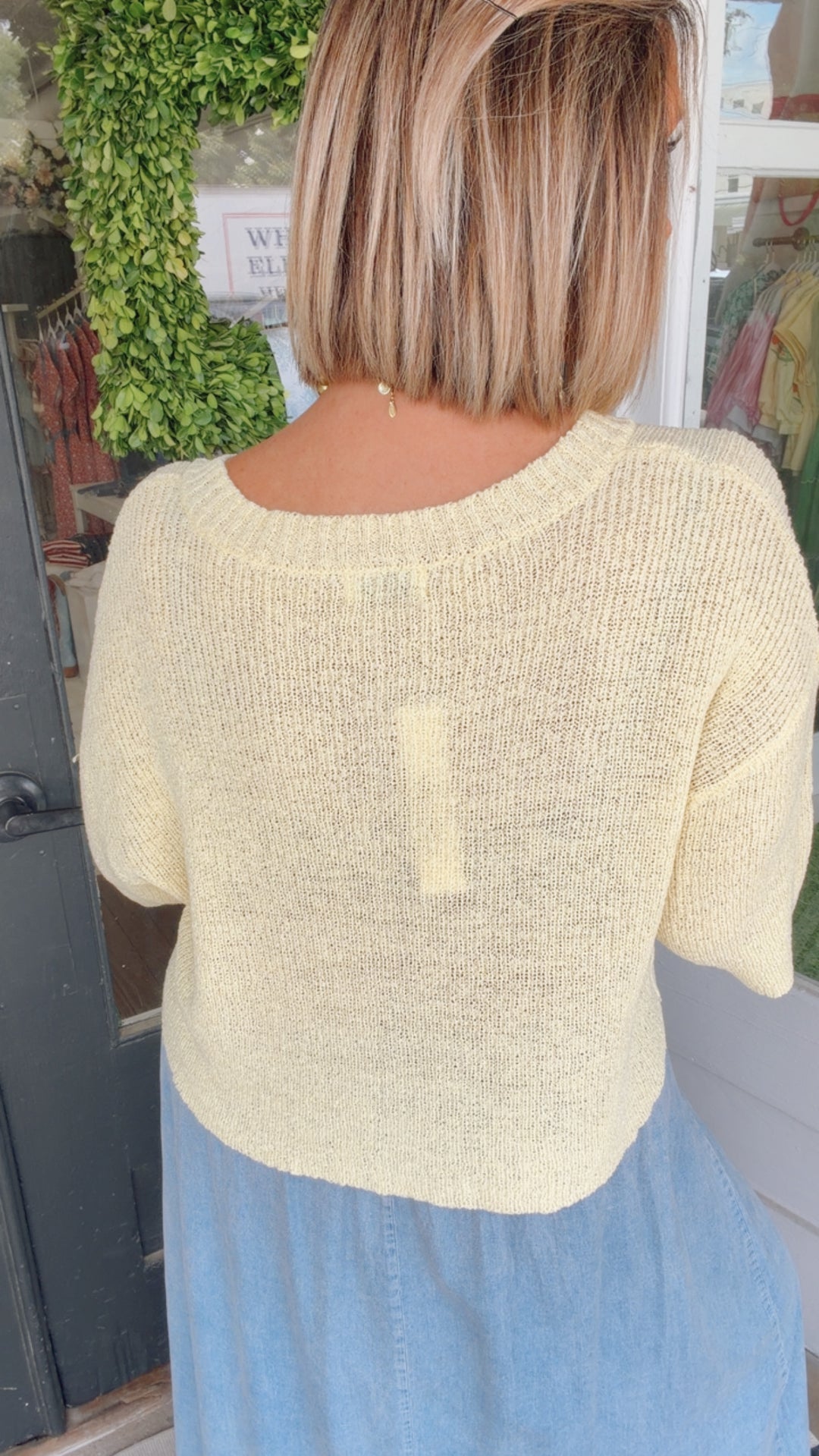 The Buttercream Cardi Top