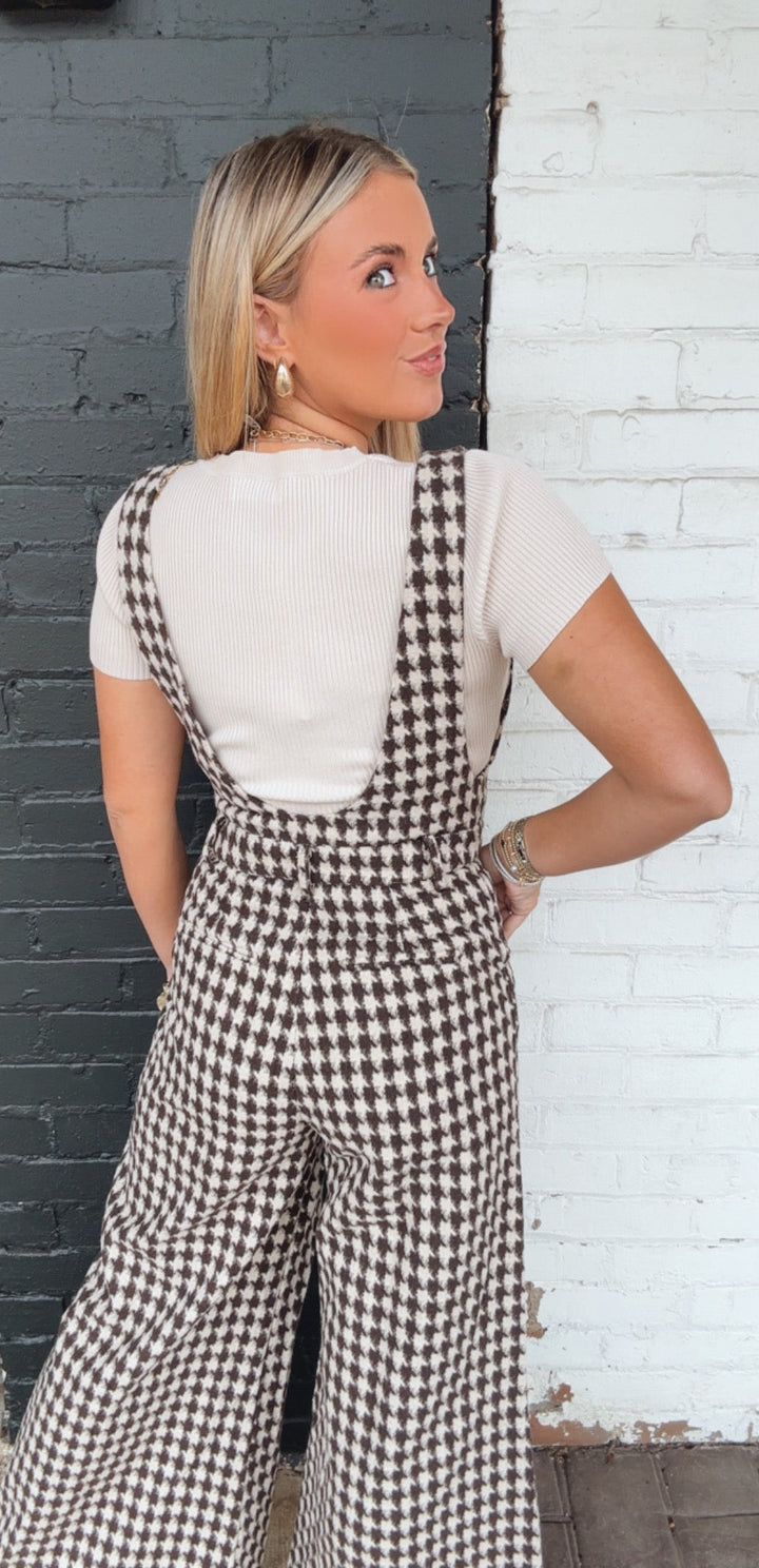 The Houndstooth Overall