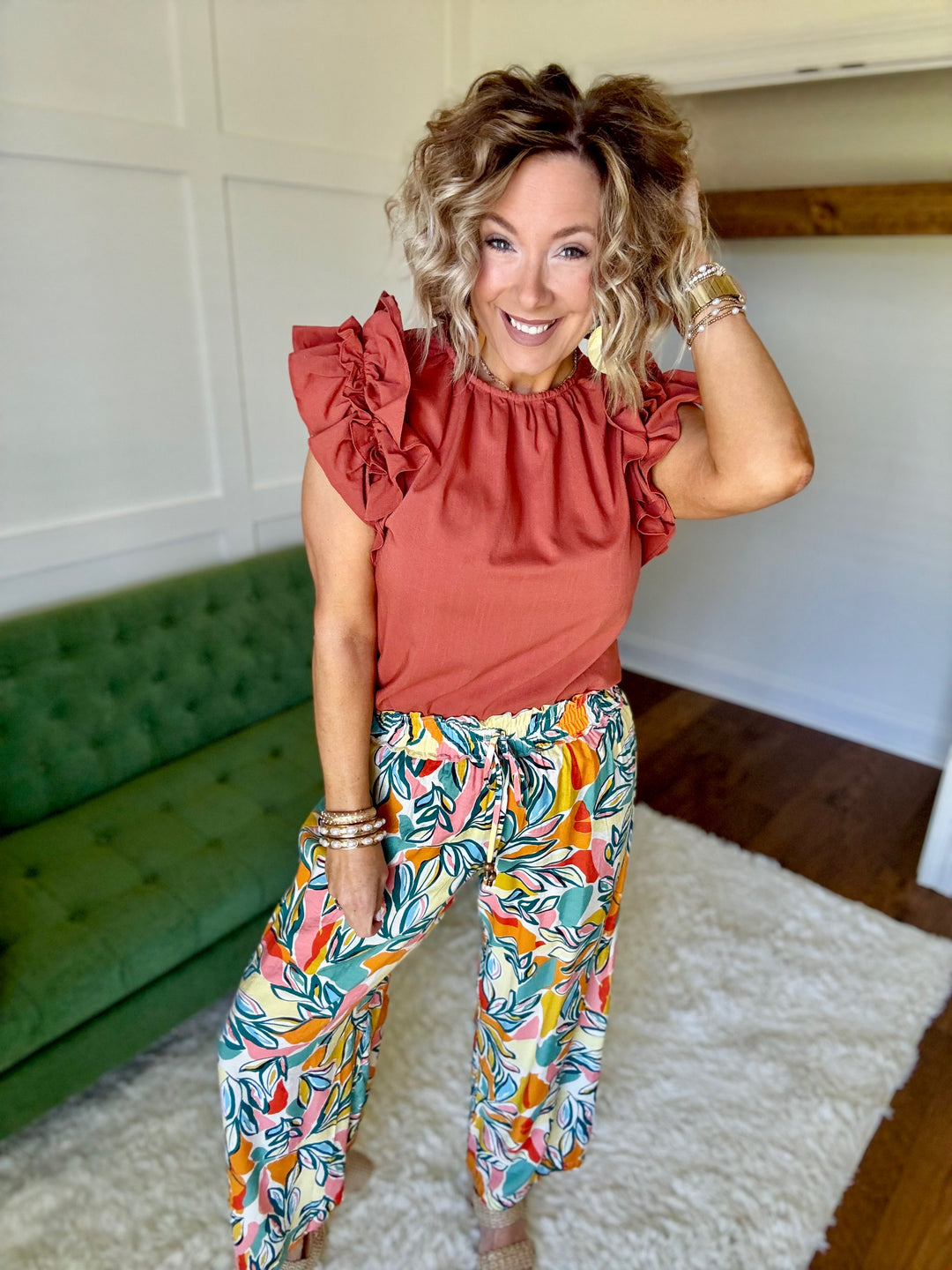 The Tropical Wide Leg Pant