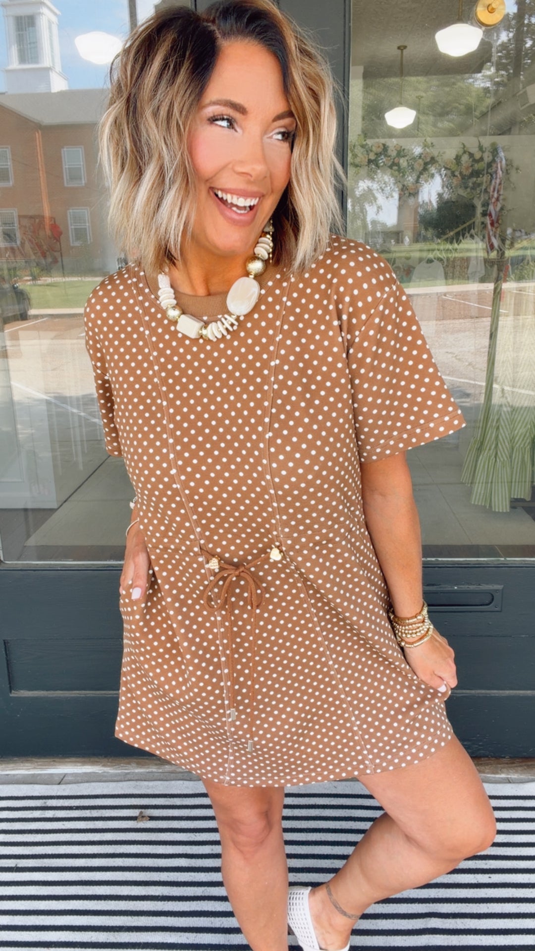 The Cocoa & Cream Dress