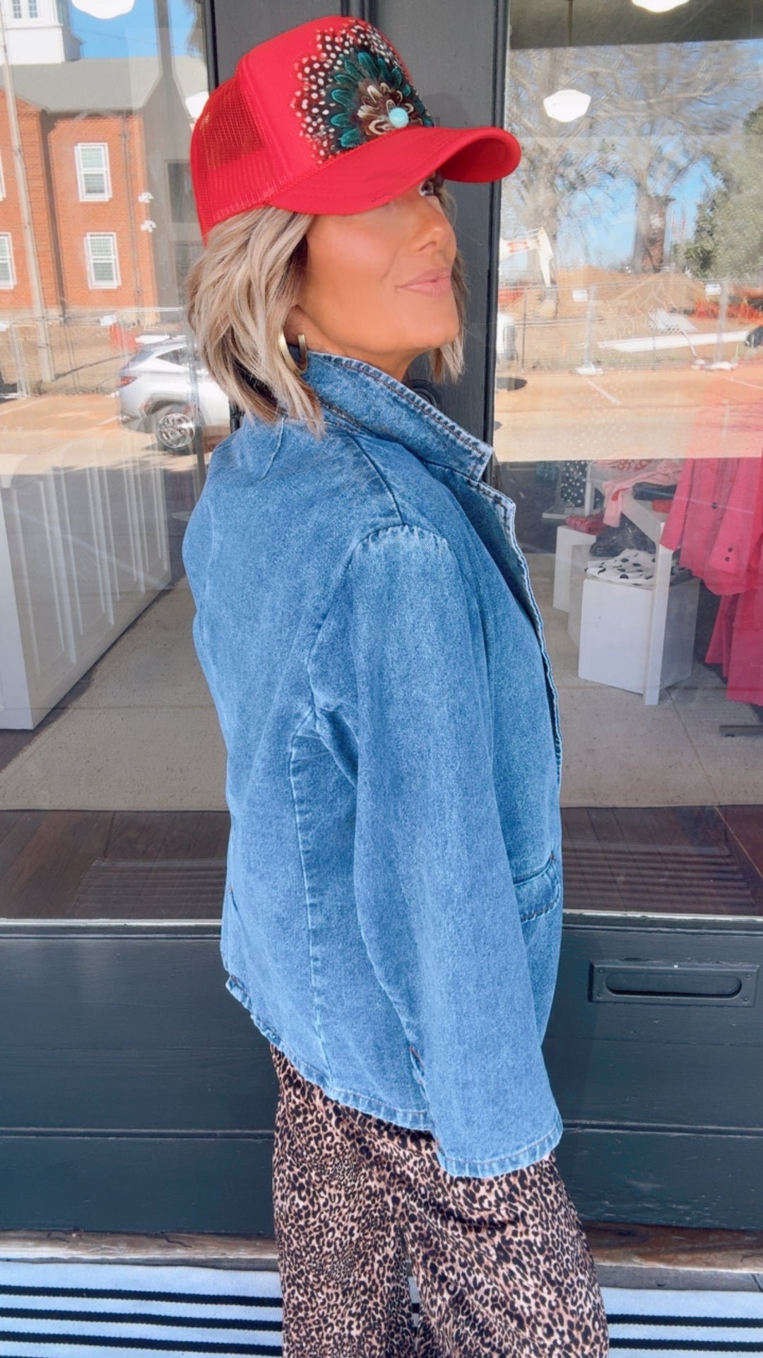 The Daisy Denim Blazer