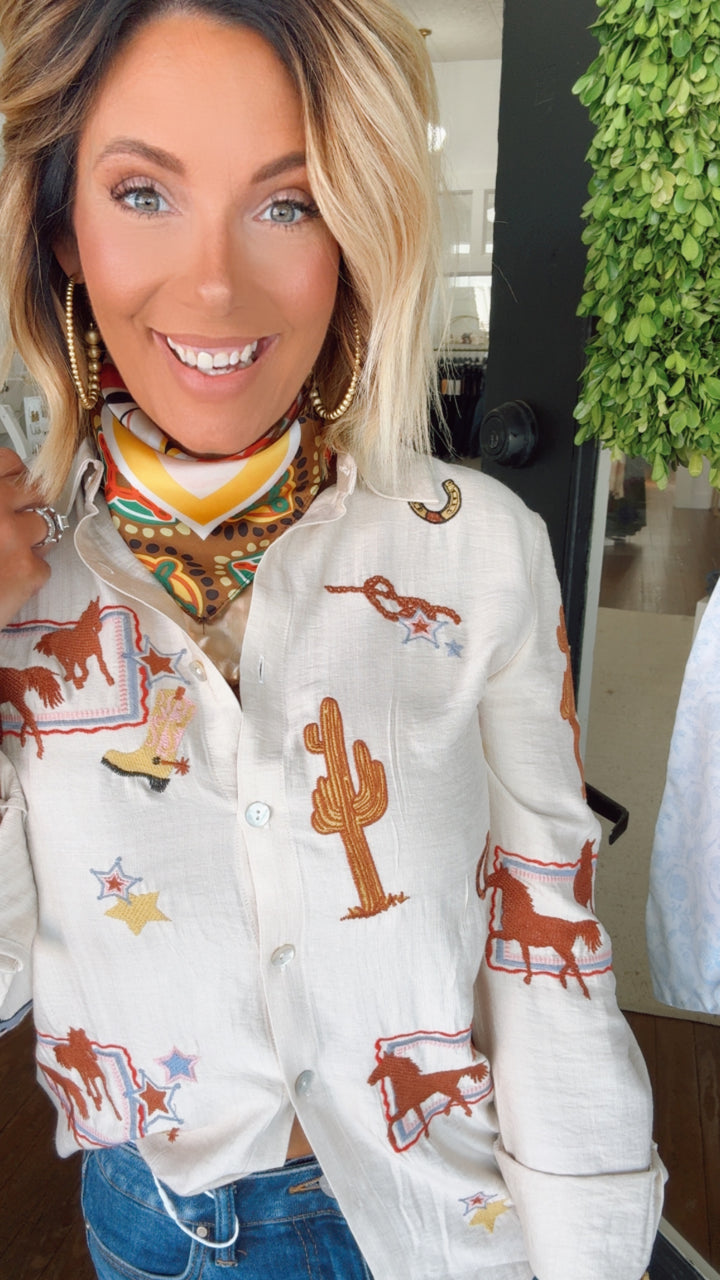 The Western Rodeo Blouse