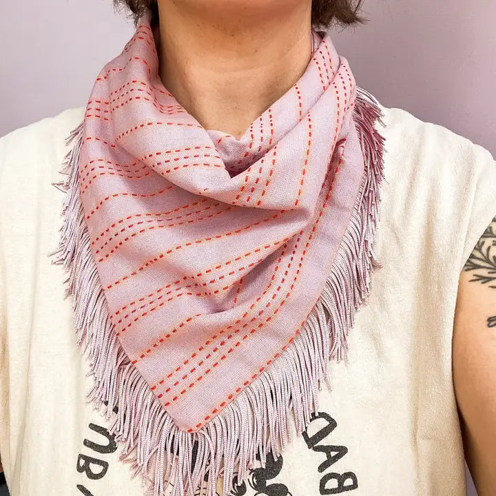 Fringe Bandana Lilac