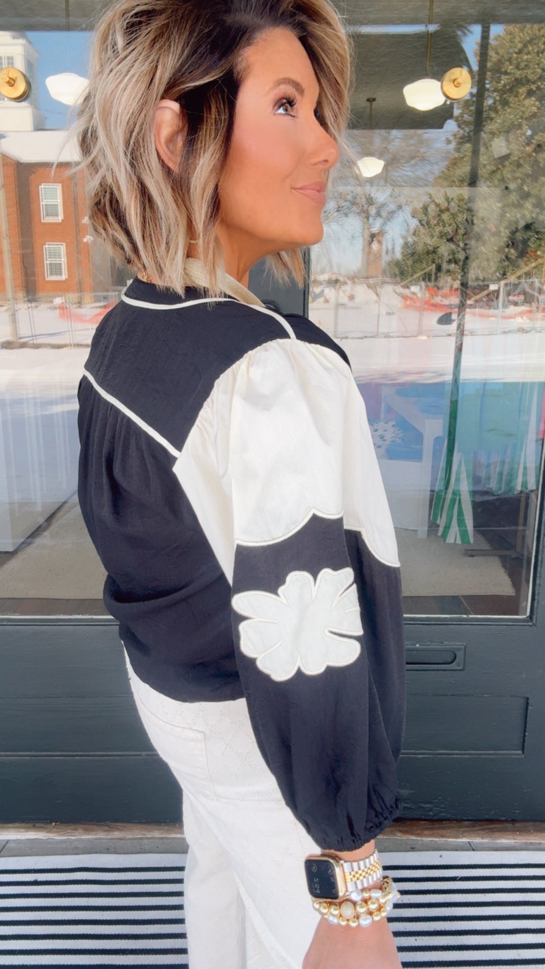 THML Midnight Bloom Top