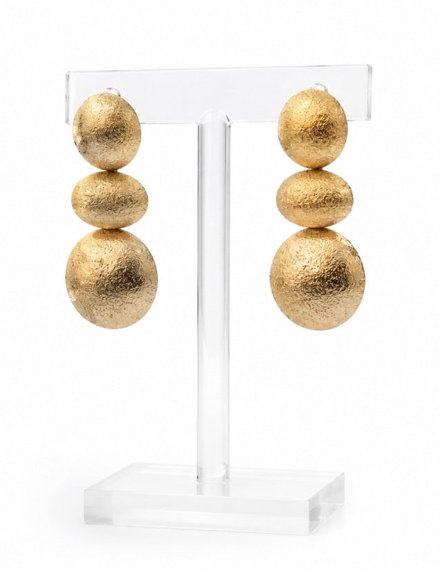 Valerie Statement Earrings Gold
