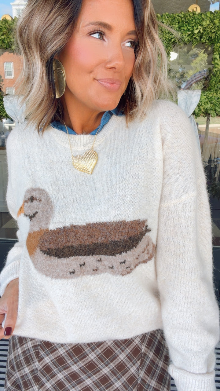 The Mallard Moment Sweater