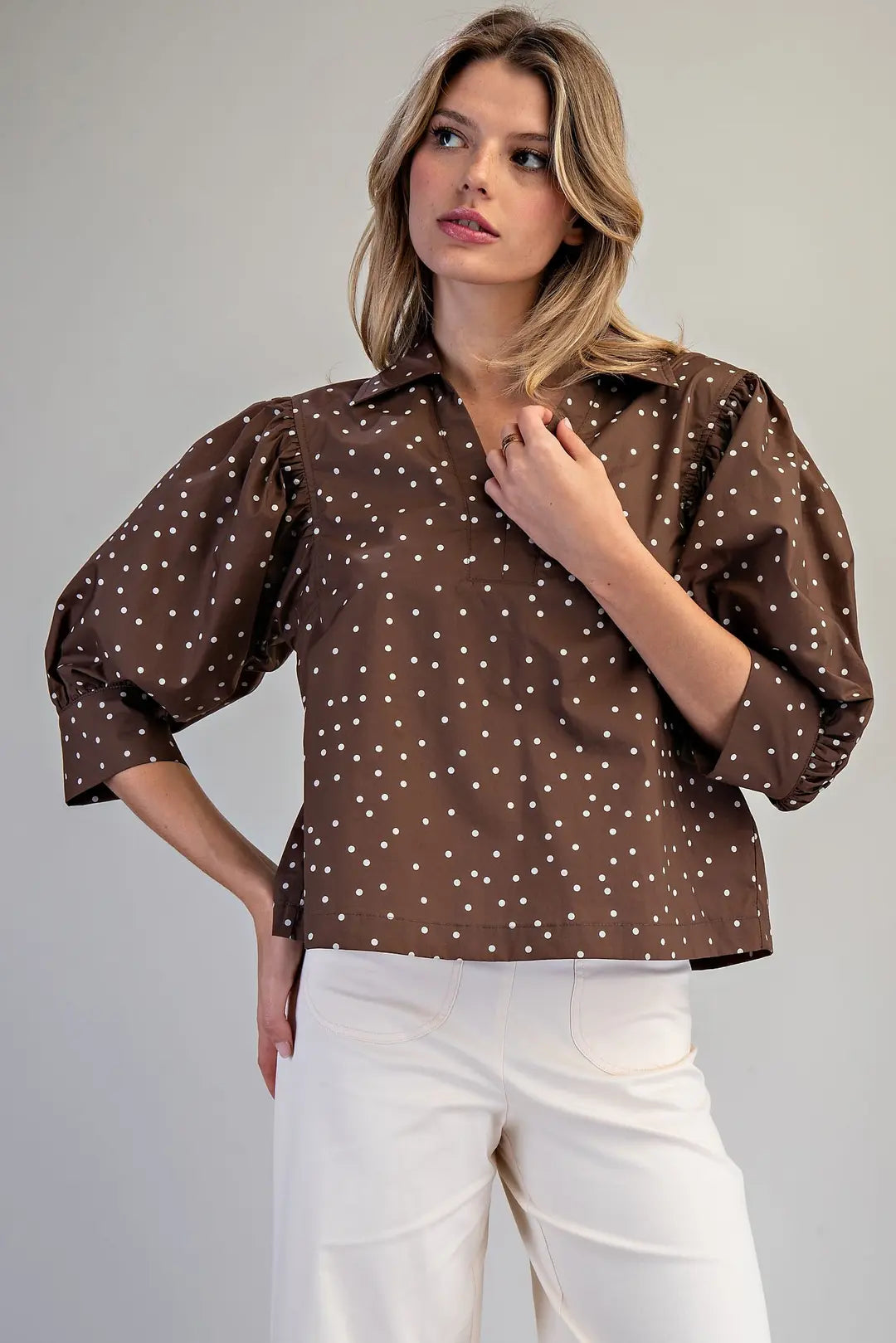 The Dot to Dot Blouse