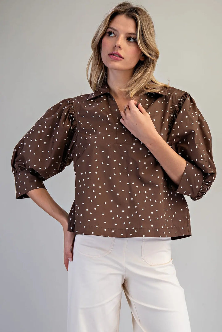 The Dot to Dot Blouse