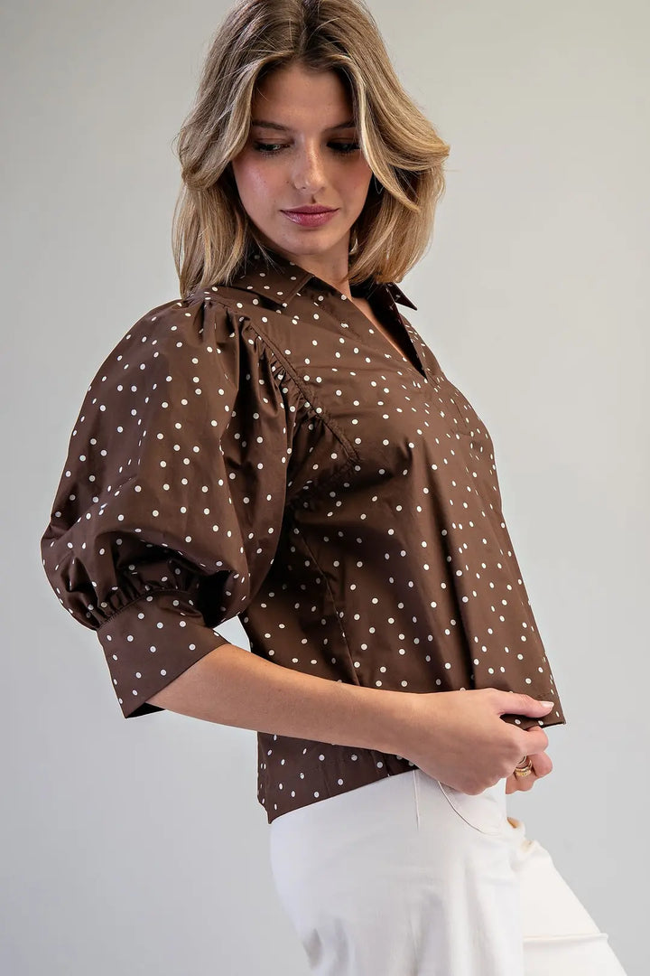 The Dot to Dot Blouse
