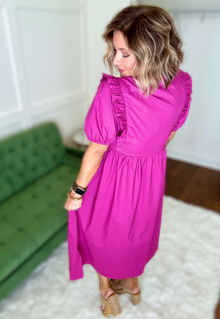 The Pretty in Plum Dress