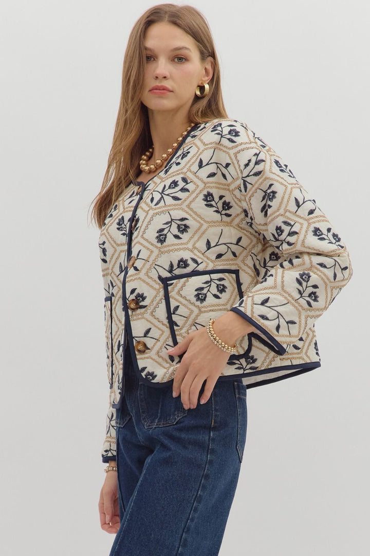 The Embroidered Emersyn Jacket