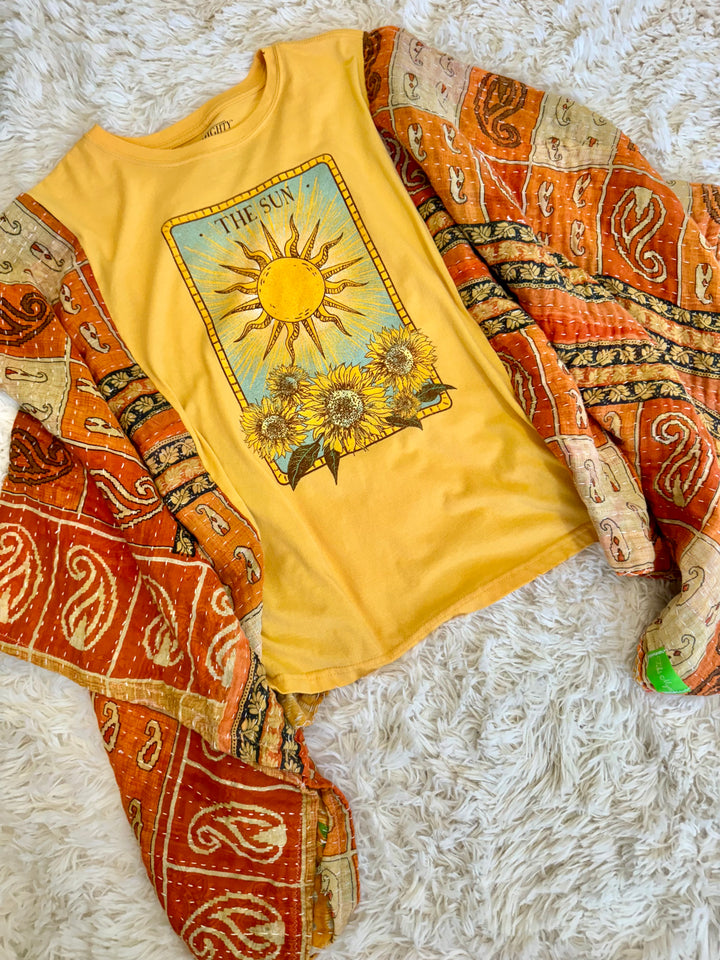 The Sunflowers Upcycled Vintage Tee