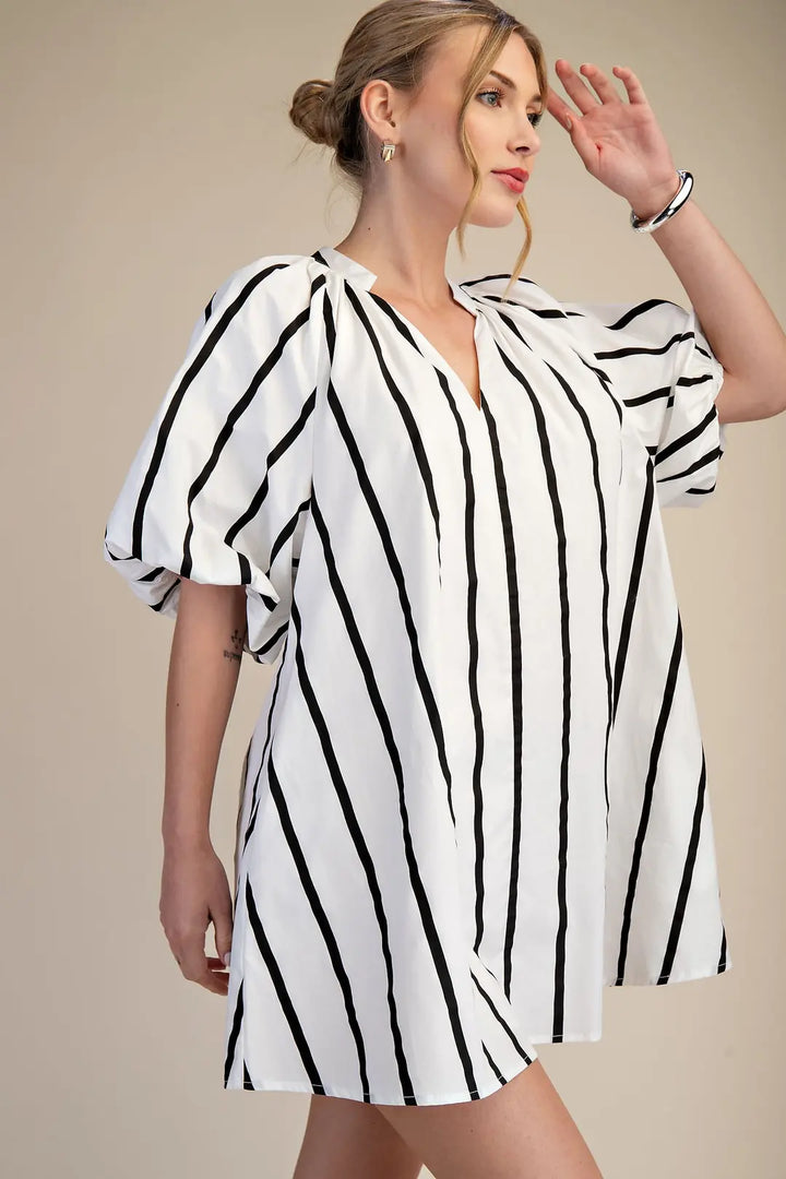 The City Stripe Shift Dress