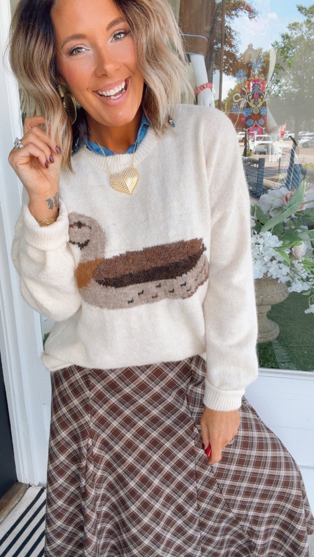 The Mallard Moment Sweater
